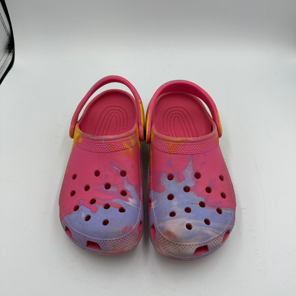 Crocs Classic Ombre Clog Juice Multi Pink Purple Yellow Men's 6 Women's 8 208275